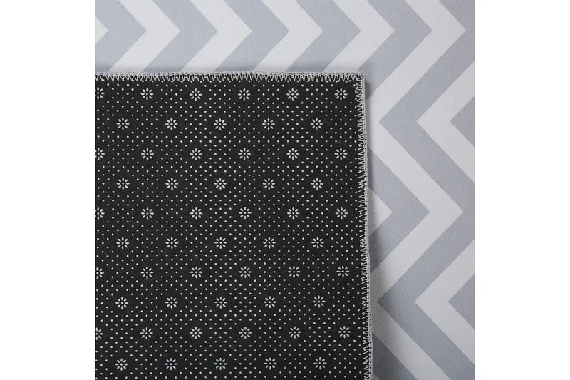 Saikheda Gångmatta 70x200 cm - Svart/Vit - Textil & mattor - Matta - Modern matta - Gångmatta