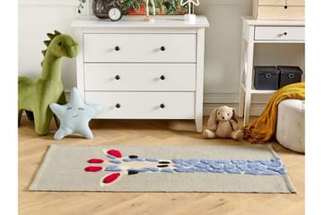 Sakubo Bomullsmatta 80x150 cm - Grå - Textil & mattor - Matta - Modern matta - Bomullsmatta