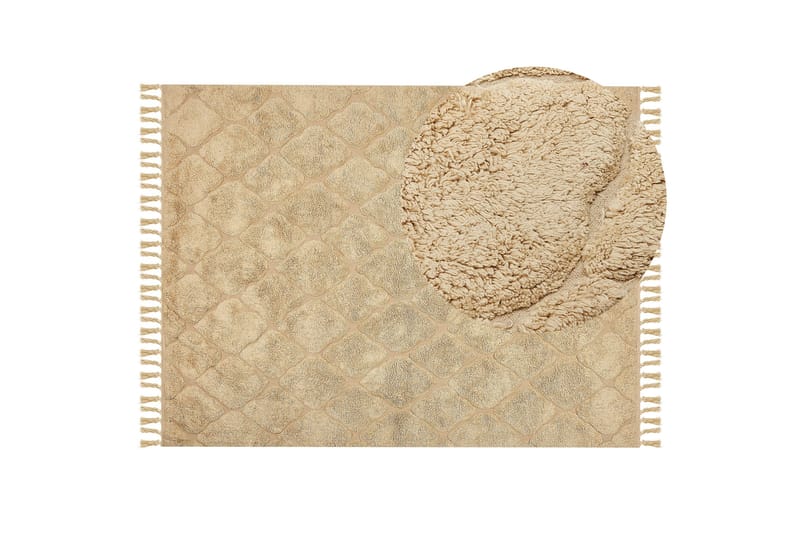 Sanliurfa Ryamatta 160x230 cm - Beige - Textil & mattor - Matta - Modern matta - Ryamatta