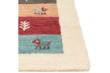 Sarilar Ryamatta 160x230 cm - Röd - Textil & mattor - Matta - Modern matta - Ullmatta