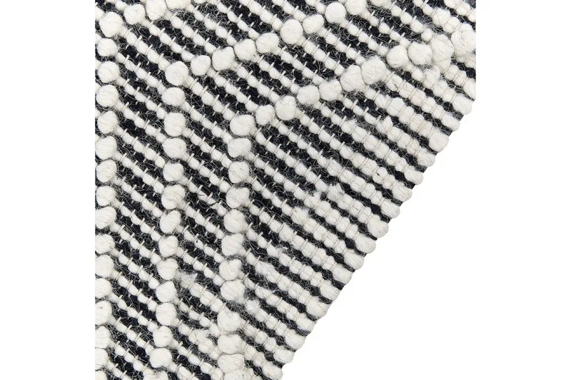 Savuca Ullmatta 160x230 cm - Svart/Vit - Textil & mattor - Matta - Modern matta - Ullmatta