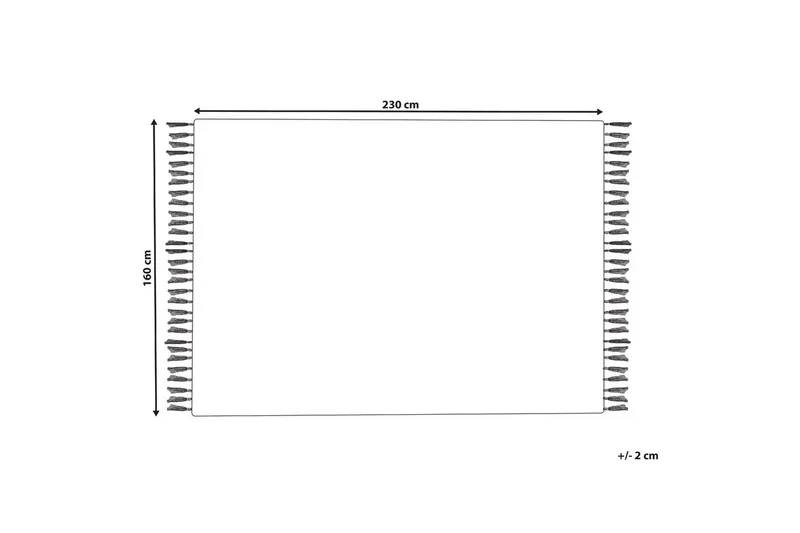 Savuca Ullmatta 160x230 cm - Svart/Vit - Textil & mattor - Matta - Modern matta - Ullmatta