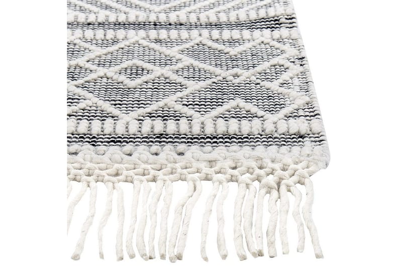 Savuca Ullmatta 160x230 cm - Svart/Vit - Textil & mattor - Matta - Modern matta - Ullmatta