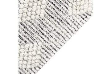 Savur Ullmatta 160x230 cm - Svart/Vit - Textil & mattor - Matta - Modern matta - Ullmatta