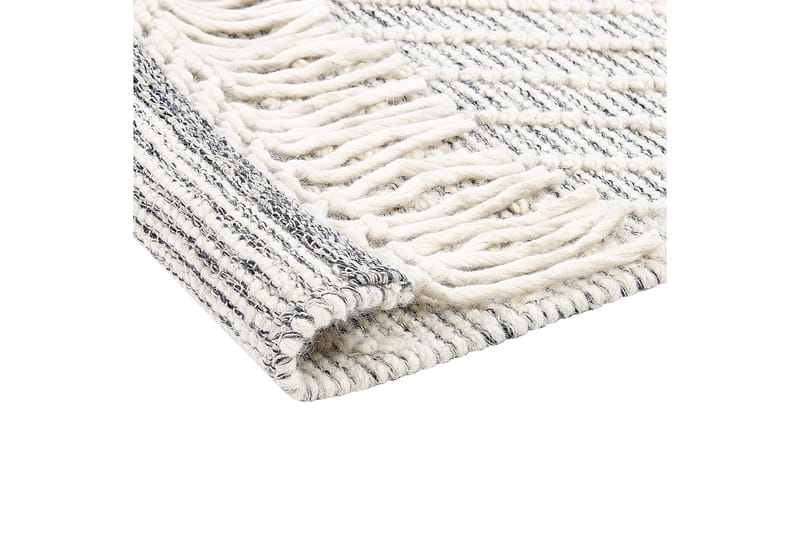 Savur Ullmatta 160x230 cm - Svart/Vit - Textil & mattor - Matta - Modern matta - Ullmatta