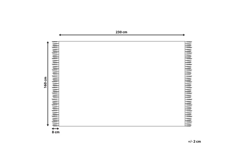 Savur Ullmatta 160x230 cm - Svart/Vit - Textil & mattor - Matta - Modern matta - Ullmatta