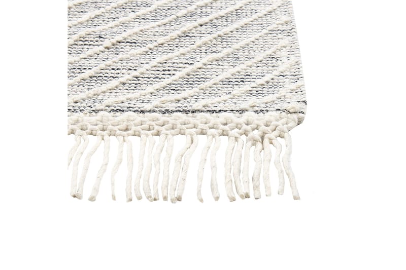 Savur Ullmatta 160x230 cm - Svart/Vit - Textil & mattor - Matta - Modern matta - Ullmatta