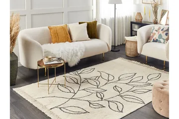 Sazli Bomullsmatta 160x230 cm - Beige - Textil & mattor - Matta - Modern matta - Bomullsmatta