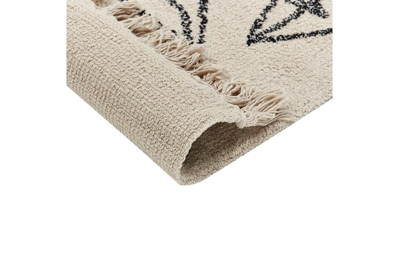 Sazli Bomullsmatta 80x150 cm - Beige - Textil & mattor - Matta - Modern matta - Bomullsmatta
