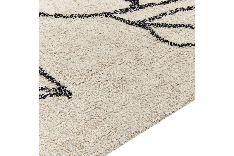 Sazli Bomullsmatta 80x150 cm - Beige - Textil & mattor - Matta - Modern matta - Bomullsmatta