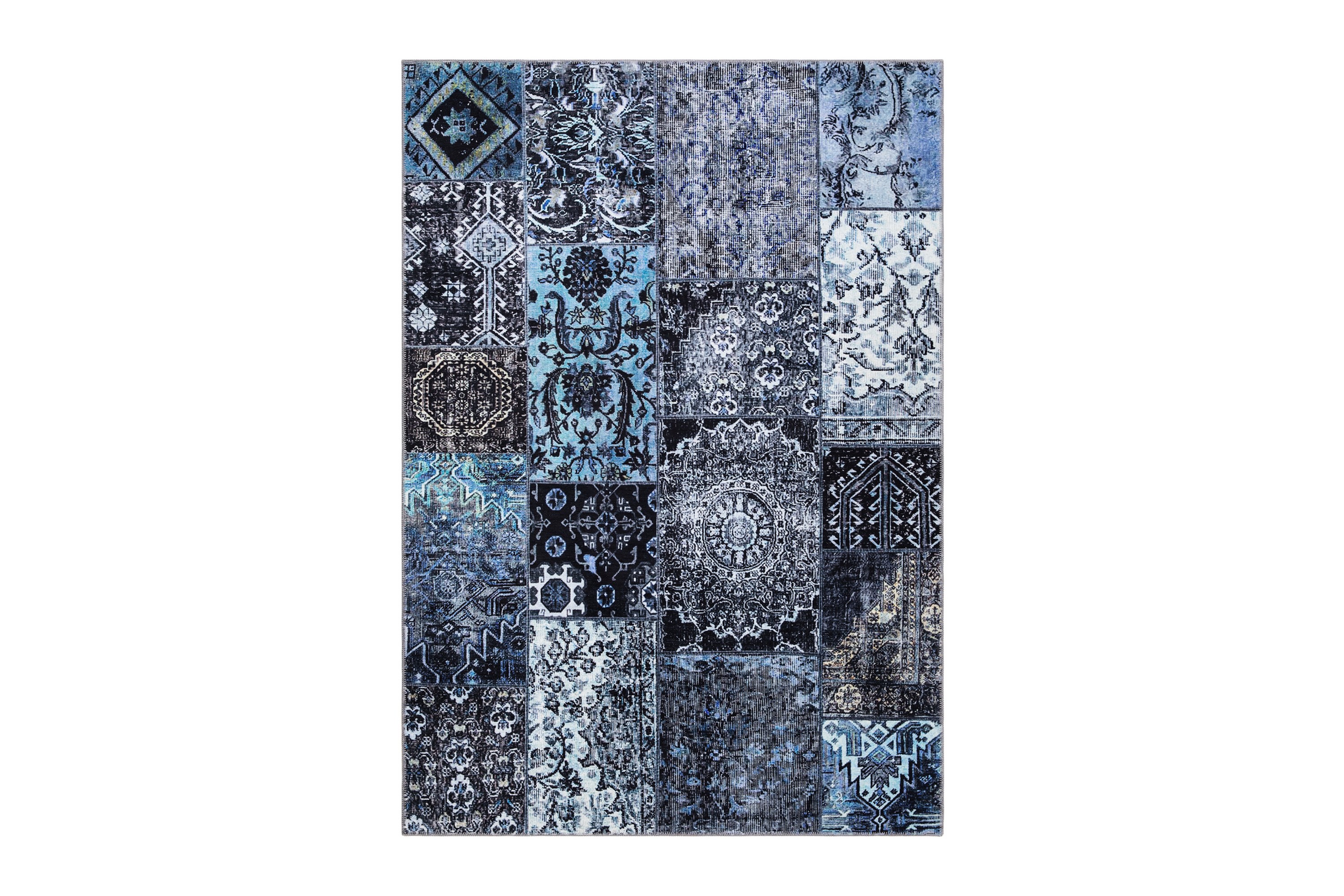 Shiraz Wiltonmatta 200x300 cm Rektangulär Blå