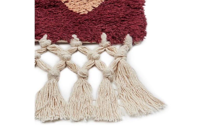 Siirt Bomullsmatta 140x200 cm - Röd - Textil & mattor - Matta - Modern matta - Bomullsmatta