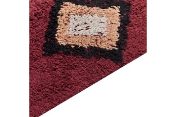 Siirt Bomullsmatta 160x230 cm - Röd - Textil & mattor - Matta - Modern matta - Bomullsmatta