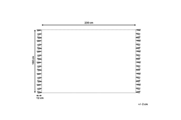Siirt Bomullsmatta 160x230 cm - Röd - Textil & mattor - Matta - Modern matta - Bomullsmatta