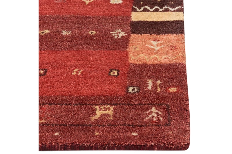 Sinanli Ryamatta 140x200 cm - Röd - Textil & mattor - Matta - Modern matta - Ullmatta