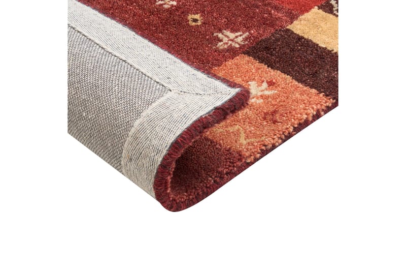 Sinanli Ryamatta 140x200 cm - Röd - Textil & mattor - Matta - Modern matta - Ullmatta