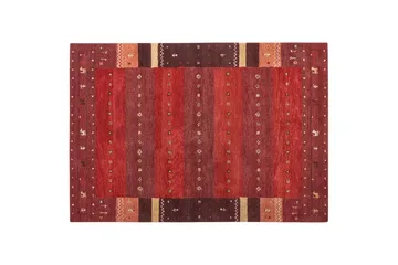 Sinanli Ryamatta 160x230 cm - Röd - Textil & mattor - Matta - Modern matta - Ullmatta