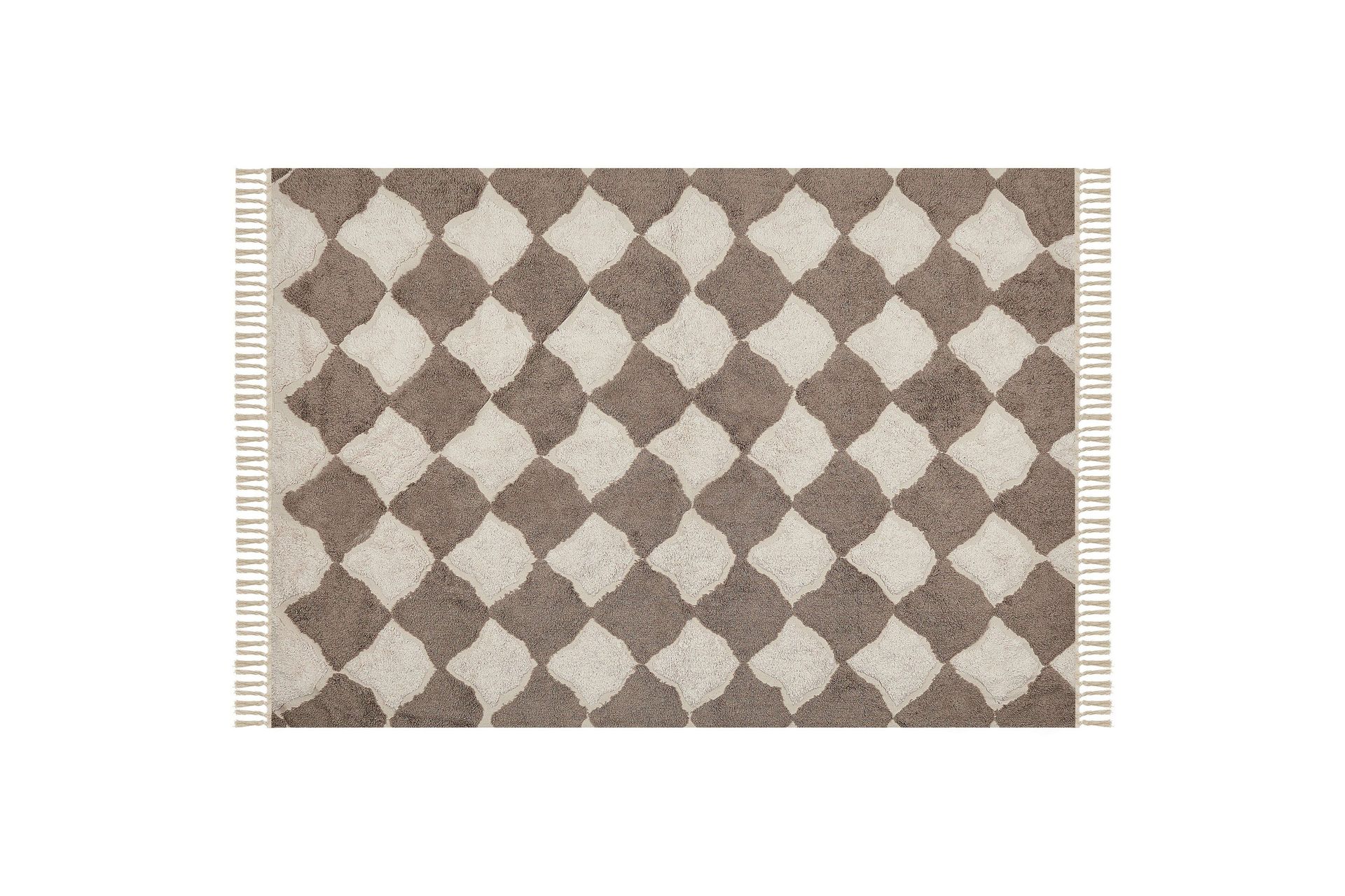 sinop bomullsmatta 160x230 cm - brun