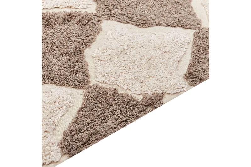 Sinop Bomullsmatta 160x230 cm - Brun - Textil & mattor - Matta - Modern matta - Bomullsmatta