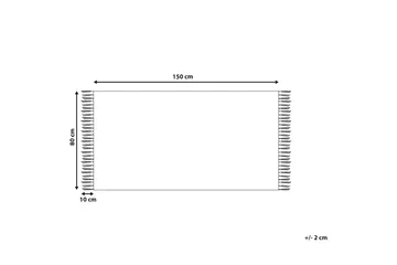Sinop Bomullsmatta 80x150 cm - Brun - Textil & mattor - Matta - Modern matta - Bomullsmatta