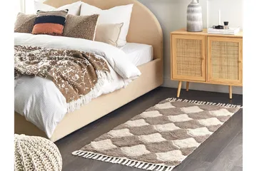 Sinop Bomullsmatta 80x150 cm - Brun - Textil & mattor - Matta - Modern matta - Bomullsmatta