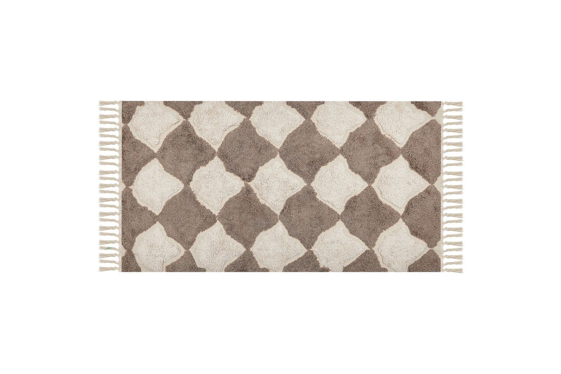 sinop bomullsmatta 80x150 cm - brun