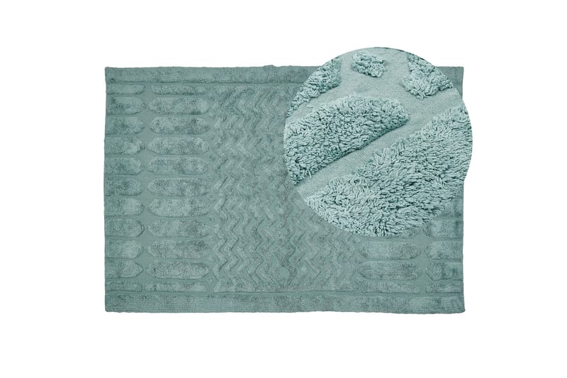 Sirnak Ryamatta 140x200 cm - Grön - Textil & mattor - Matta - Modern matta - Ryamatta