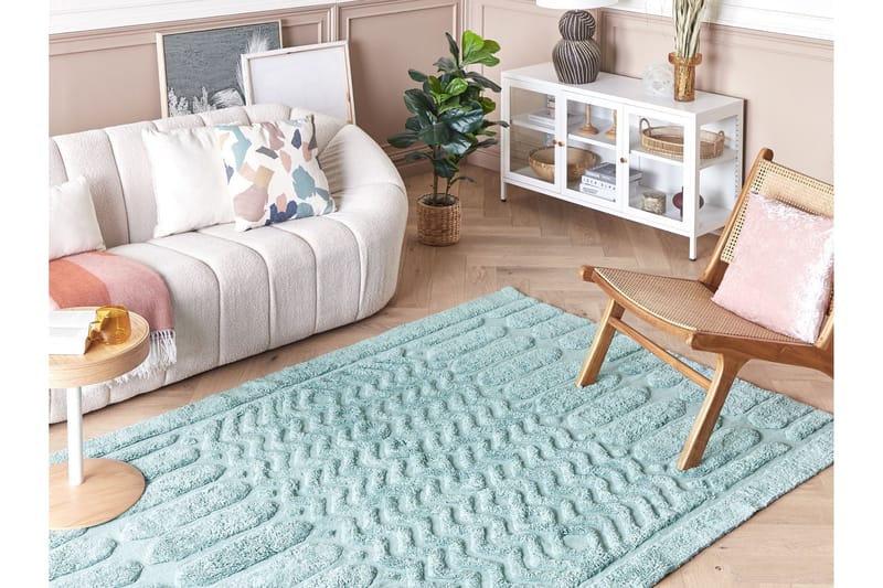 Sirnak Ryamatta 160x230 cm - Grön - Textil & mattor - Matta - Modern matta - Ryamatta