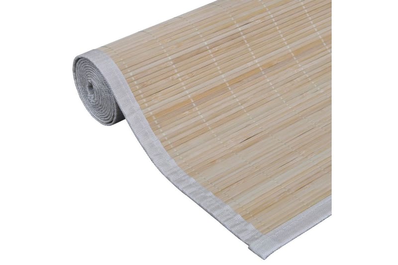 Bambumatta 100x160 cm naturlig - Brun - Jutematta & hampamatta - Sisalmatta