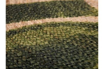 Byner Matta med Monsteramotiv Rund 140 cm - Beige - Textil & mattor - Matta - Modern matta - Sisalmatta