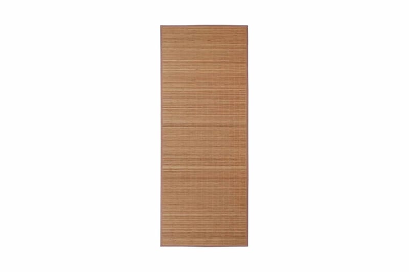 Fyrkantig Brun Bambumatta 150x200 cm - Brun - Jutematta & hampamatta - Små mattor - Sisalmatta