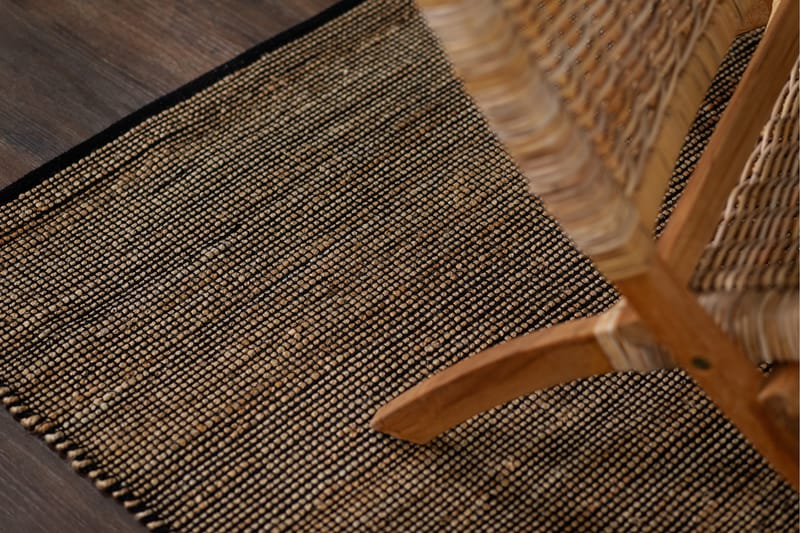 Kavali Jutematta 75x150 cm - Natur/svart - Textil & mattor - Matta - Modern matta - Sisalmatta
