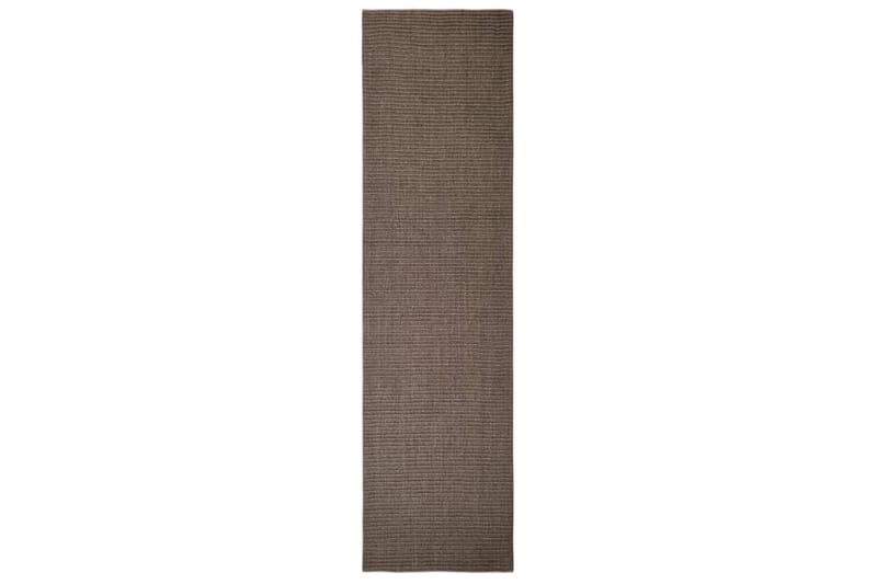 Matta naturlig sisal 66x250 cm brun - Brun - Jutematta & hampamatta - Sisalmatta