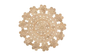 Matta Siangco Slätvävd Rund 120 cm - Beige - Textil & mattor - Matta - Modern matta - Sisalmatta