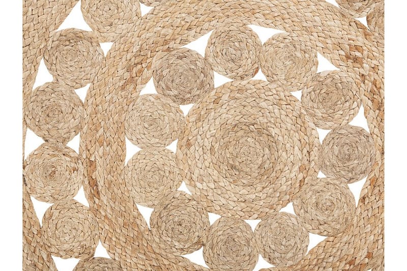 Matta Siangco Slätvävd Rund 120 cm - Beige - Textil & mattor - Matta - Modern matta - Sisalmatta
