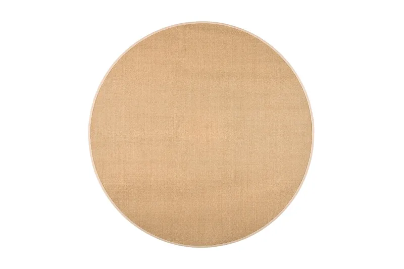 Sisal Matta Rund 200 cm Beige/Grå, Vm Carpet