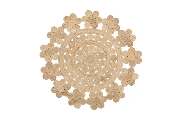 Szypowski Matta Slätvävd Rund 120 cm - Beige - Textil & mattor - Matta - Modern matta - Sisalmatta