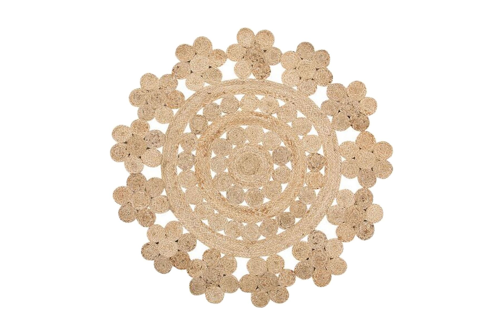 Szypowski Matta Sl&auml;tv&auml;vd Rund 120 cm - Beige