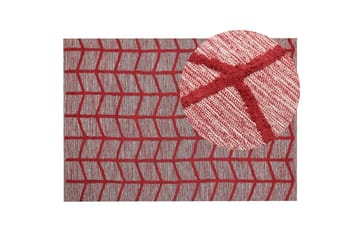 Sivas Bomullsmatta 160x230 cm - Röd - Textil & mattor - Matta - Modern matta - Bomullsmatta