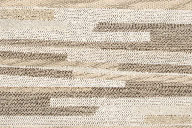 Sixten Ullmatta 160x230 cm Rektangulär - Beige - Textil & mattor - Matta - Modern matta - Ullmatta