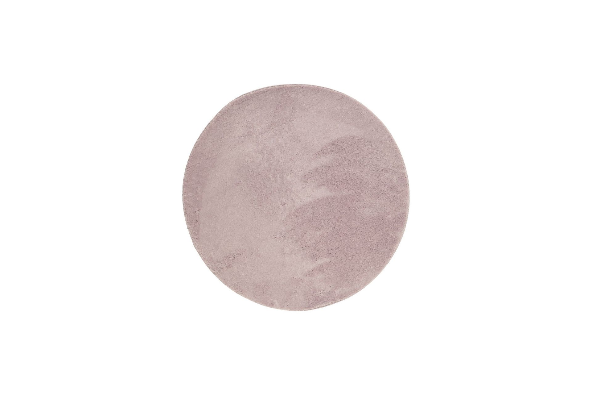 Soft Wiltonmatta 160 cm Rund - Rosa