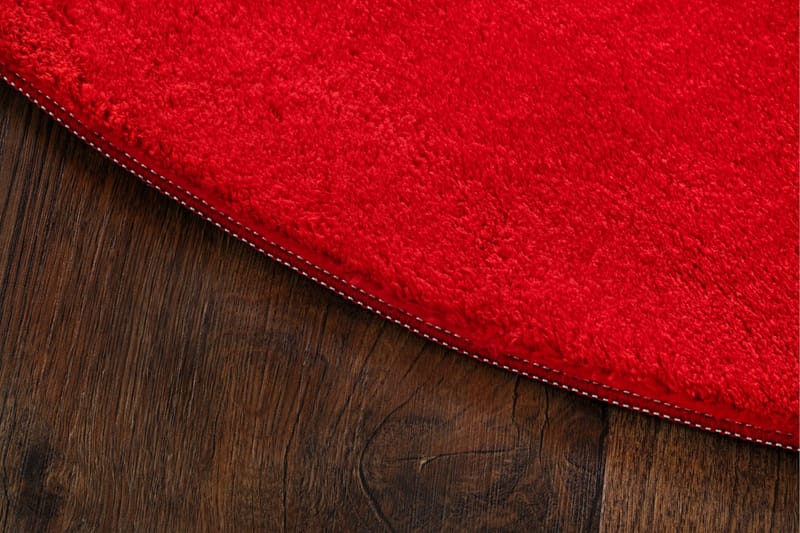 Soft Wiltonmatta Rund 120 cm - Röd - Textil & mattor - Matta - Modern matta - Wiltonmatta