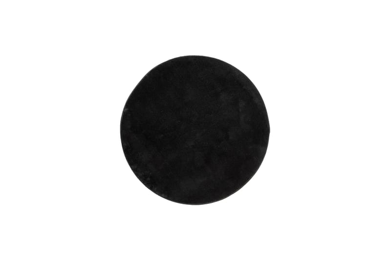 Soft Wiltonmatta Rund 160 cm, Svart