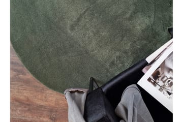 Softina Wiltonmatta 160 cm Rund - Smaragdgrön - Textil & mattor - Matta - Modern matta - Friezematta