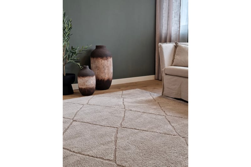 Softy Wiltonmatta 140x200 cm - Linnebeige - Textil & mattor - Matta - Modern matta - Friezematta