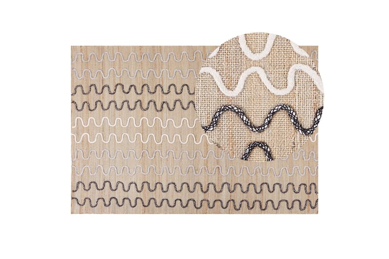 Sogut Jutematta 140x200 cm - Beige - Textil & mattor - Matta - Modern matta - Jutematta & hampamatta