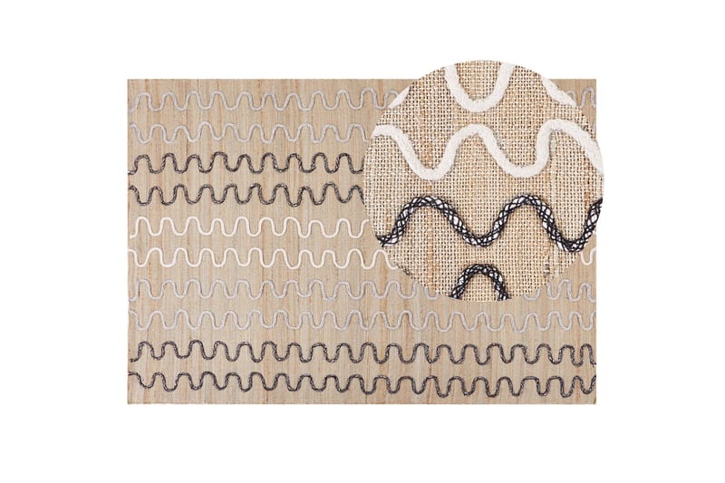 Sogut Jutematta 160x230 cm - Beige - Textil & mattor - Matta - Modern matta - Jutematta & hampamatta