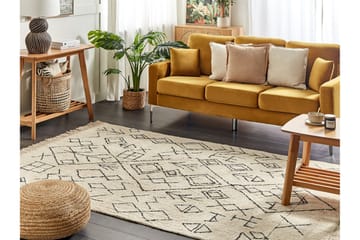 Somek Bomullsmatta 160x230 cm - Beige - Textil & mattor - Matta - Modern matta - Bomullsmatta