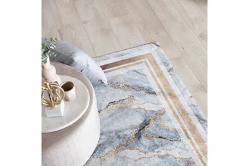 Squitta Ryamatta Rektangulär 150x80 cm - Grå - Textil & mattor - Matta - Modern matta - Ryamatta