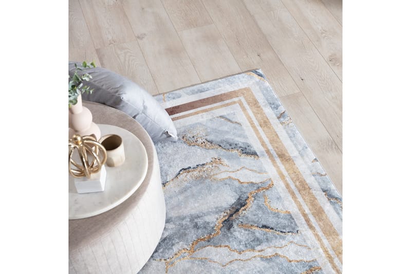 Squitta Ryamatta Rektangulär 150x80 cm - Grå - Textil & mattor - Matta - Modern matta - Ryamatta